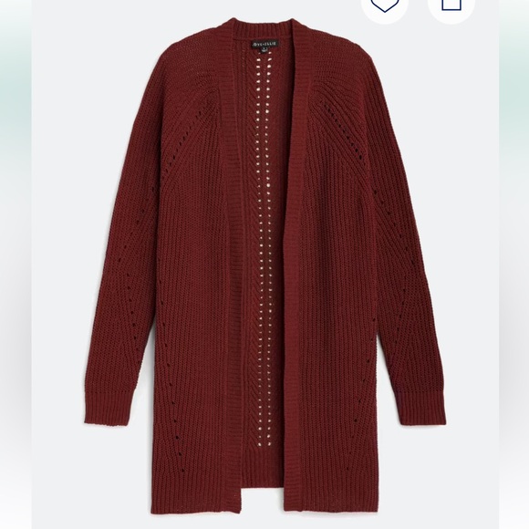 Love Ellie Anna Pointelle Detail Cardigan Sweater - Picture 10 of 10